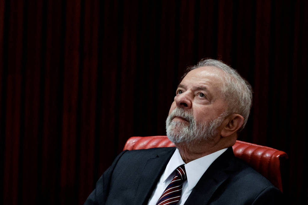 O presidente eleito Luiz Inácio Lula da Silva (PT) durante cerimônia de diplomação em Brasília