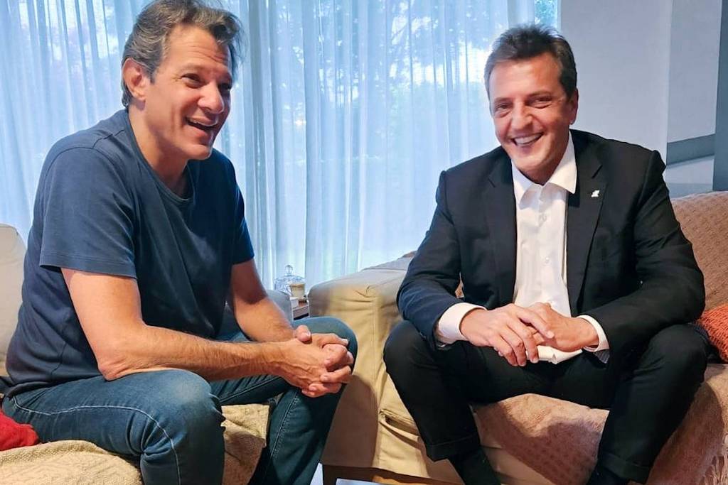 Haddad recebe ministro da Economia argentino em sua casa e debate relação bilateral