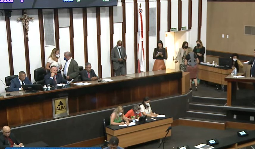 Sessão extraordinária da Assembleia Legislativa da Bahia realizada nesta quinta-feira (29)