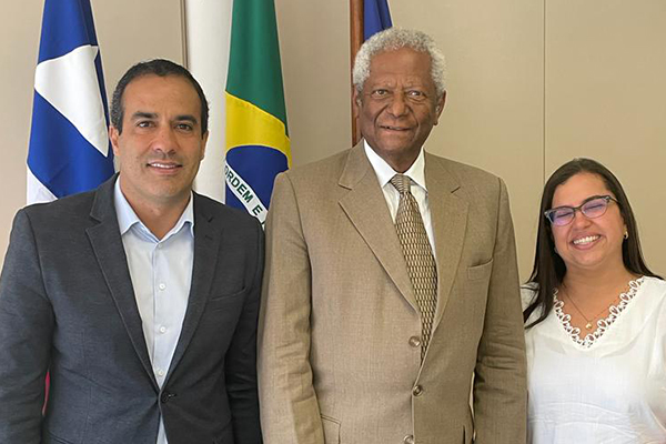 Bruno Reis, Edvaldo Brito e Ana Paula Matos 