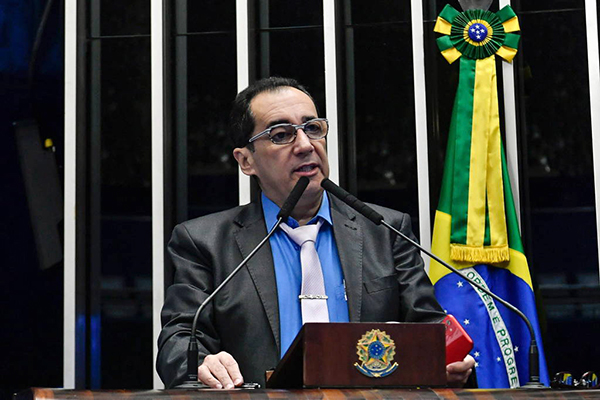O senador Jorge Kajuru