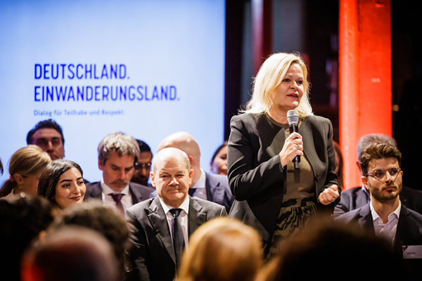 A ministra do Interior alemã, Nancy Faeser