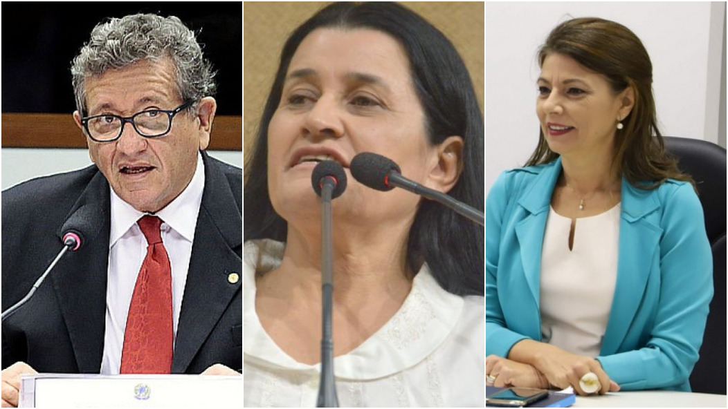 Luiz Caetano, Jusmari Oliveira e Adélia Pinheiro