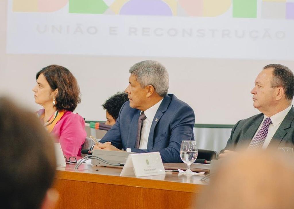 Governador Jerônimo Rodrigues (PT) participa de encontro de governadores com o presidente Lula