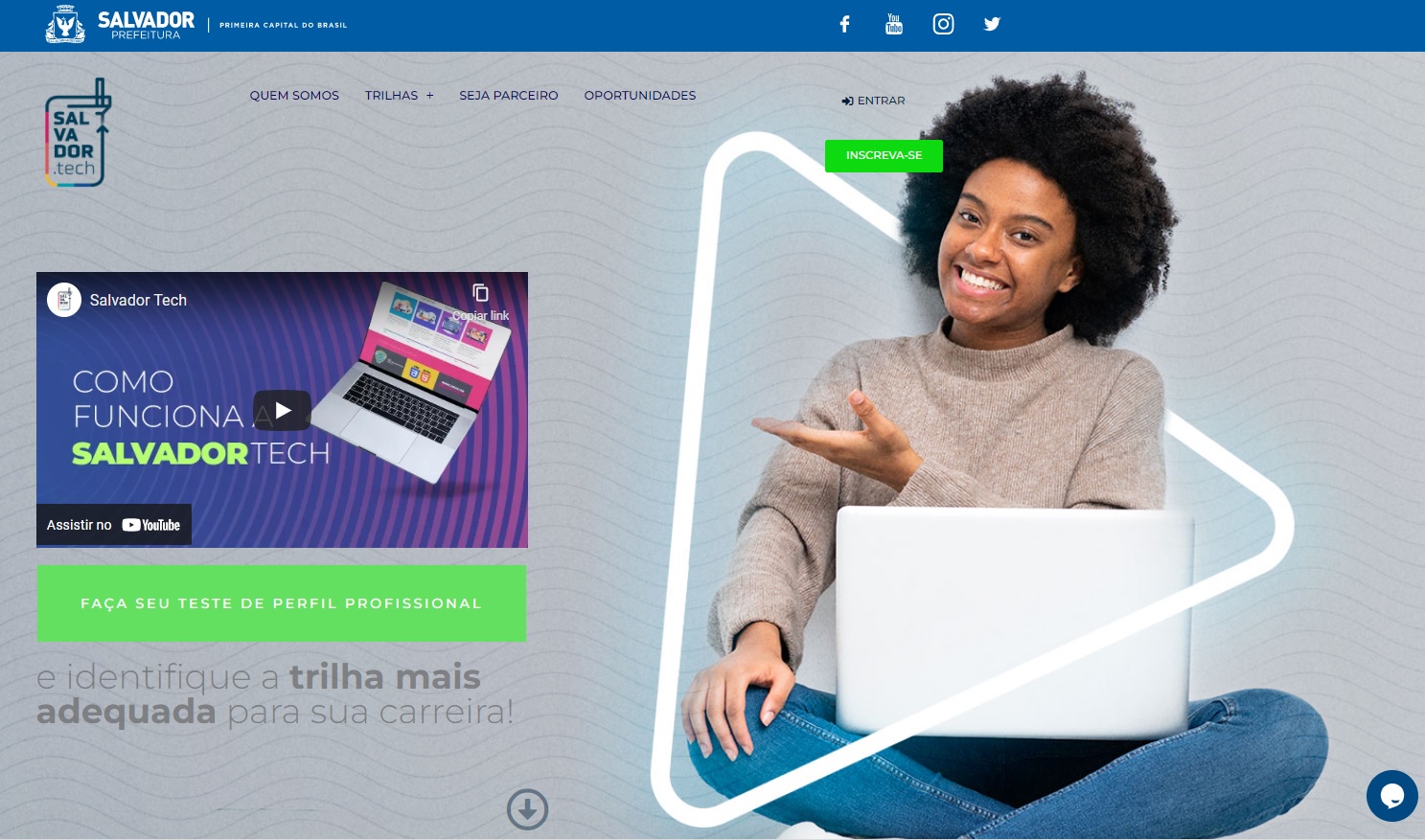 Site do Salvador Tech Site do Salvador Tech