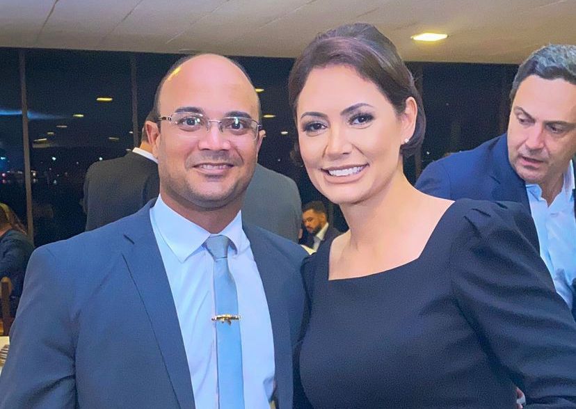 Capitão Alden esteve no jantar com Michelle Bolsonaro e demais parlamentares do PL em Brasília 