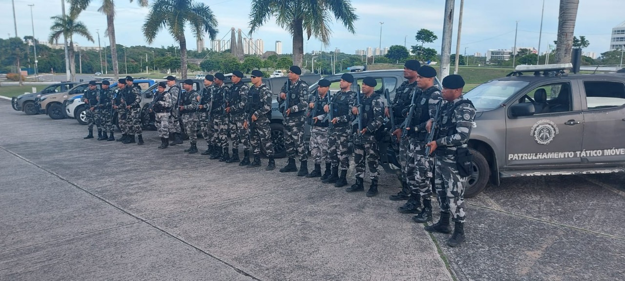 O Batalhão de Choque da Polícia Militar permanecerá de prontidão pelo tempo que for necessário para garantir a segurança