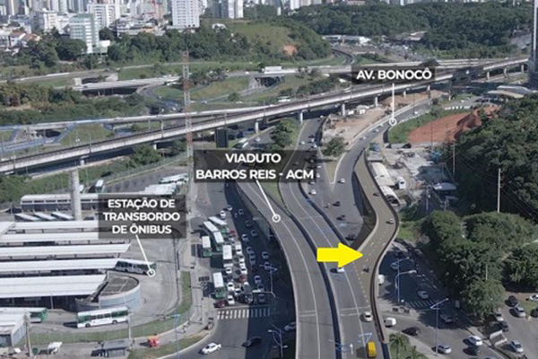 Prefeitura vai construir alça de acesso para auxiliar quem trafega da avenida Barros Reis para a Bonocô Prefeitura vai construir alça de acesso para auxiliar quem trafega da avenida Barros Reis para a Bonocô