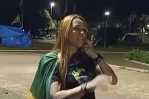 Ana Priscila Azevedo, apontada como uma das organizadoras dos golpistas Ana Priscila Azevedo, apontada como uma das organizadoras dos golpistas