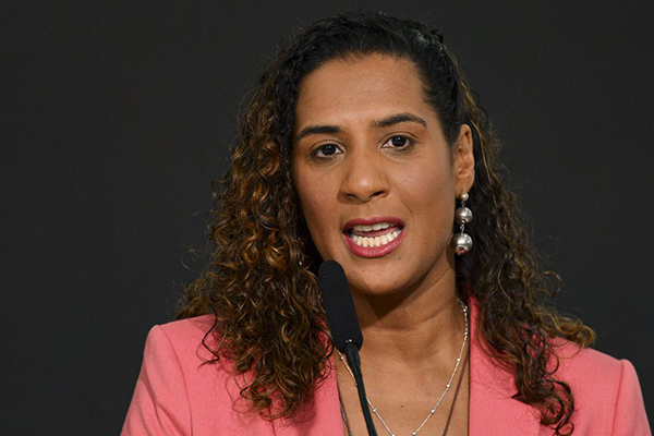 A ministra da Igualdade Racial, Anielle Franco