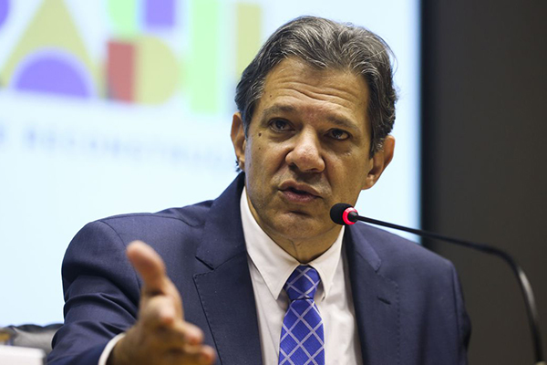 O ministro da Fazenda, Fernando Haddad (PT)