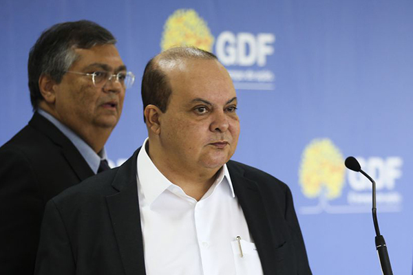 O governador afastado do Distrito Federal, Ibaneis Rocha (MDB)