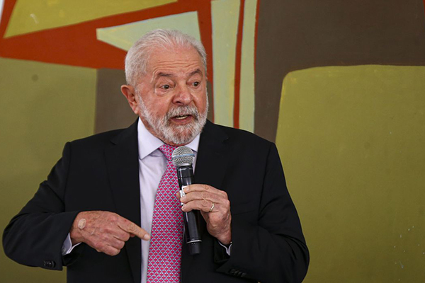 O presidente Lula
