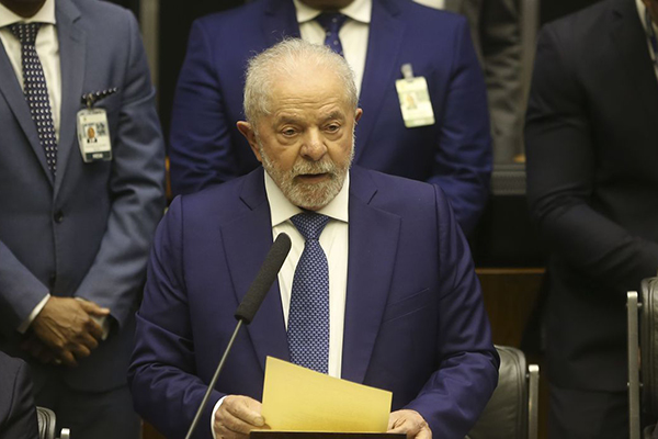 O presidente Lula O presidente Lula
