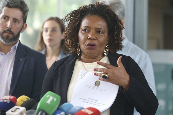 A ministra da Cultura, Margareth Menezes