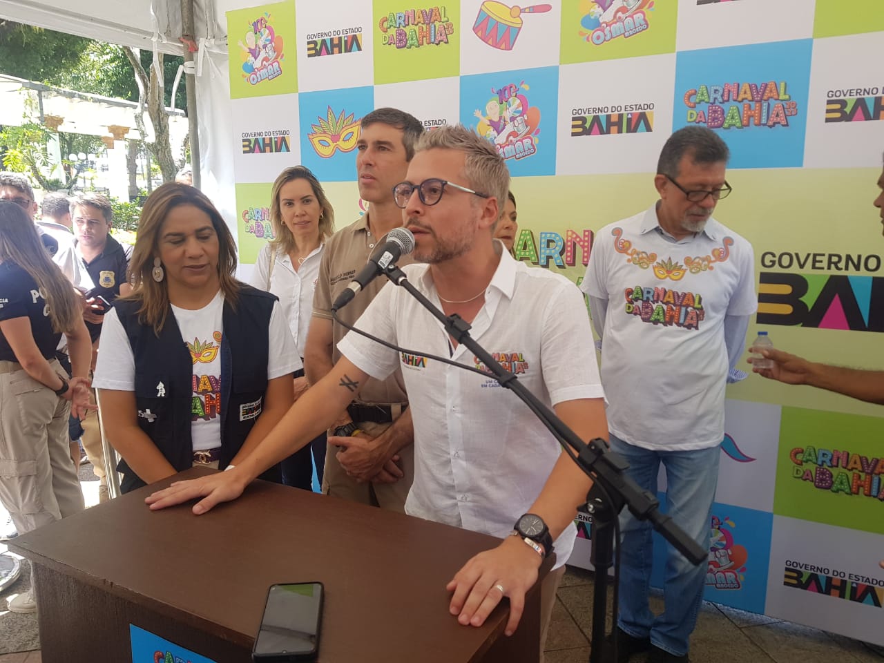 Secretário estadual da Cultura, Bruno Monteiro