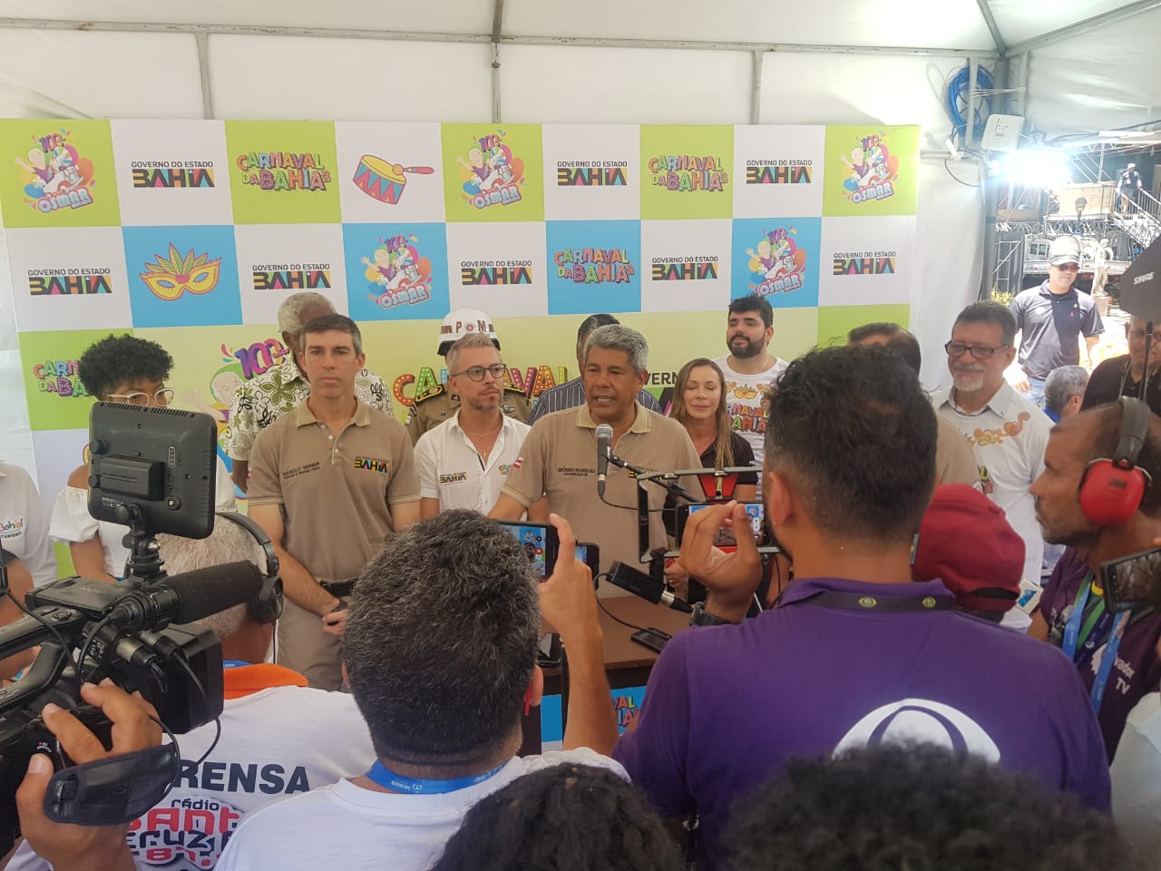 A fala do governador foi feita durante coletiva de imprensa na tarde deste domingo A fala do governador foi feita durante coletiva de imprensa na tarde deste domingo
