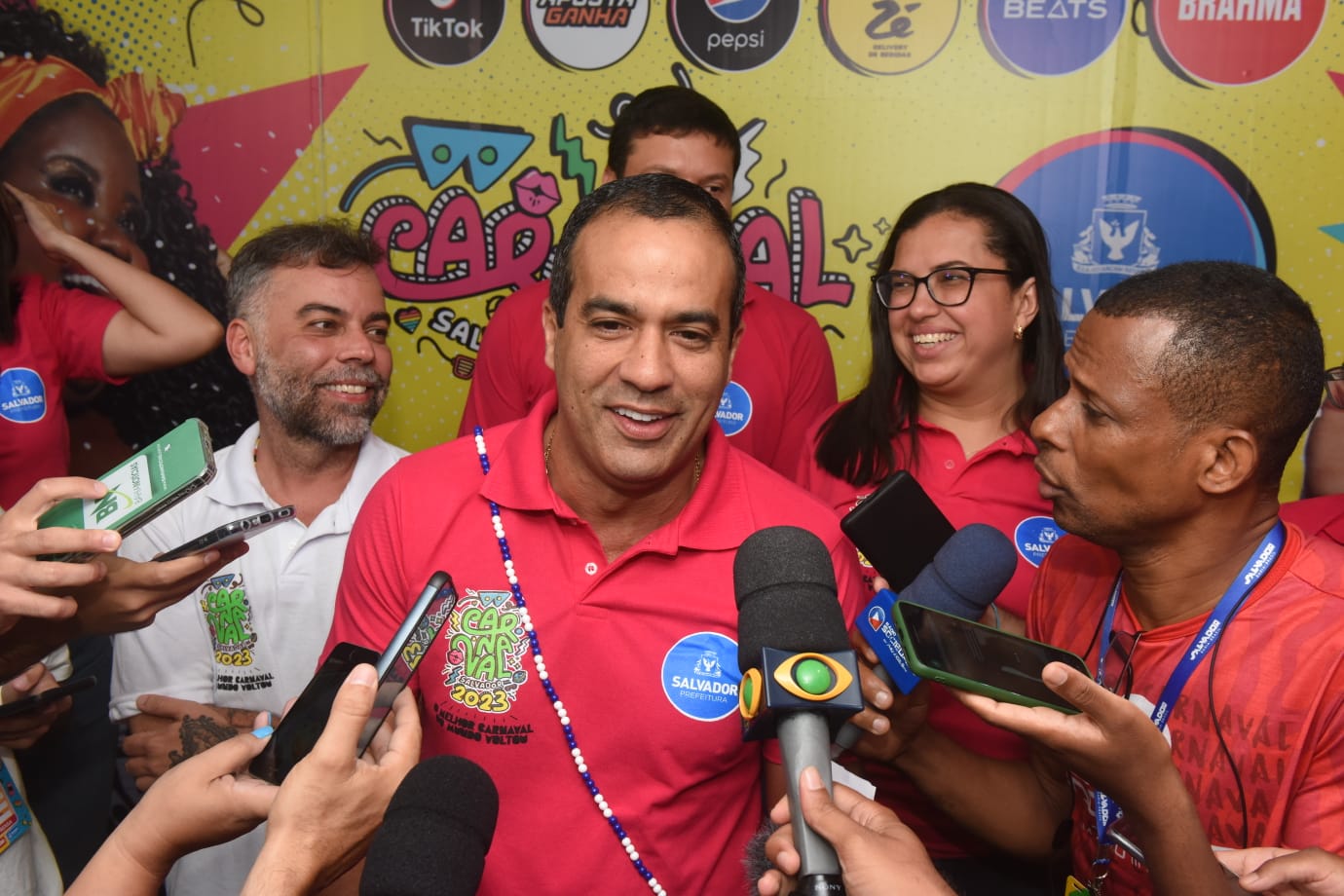 Coletiva com o prefeito Bruno Reis na tarde desta segunda-feira (20) Coletiva com o prefeito Bruno Reis na tarde desta segunda-feira (20)