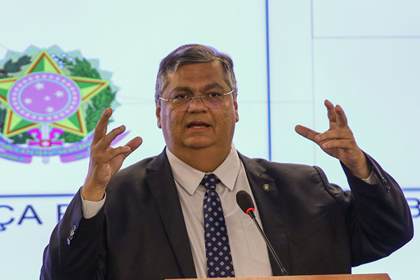 O ministro Flávio Dino (Justiça e Segurança Pública)