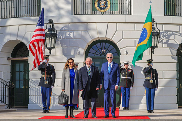 O presidente Lula e o presidente dos Estados Unidos, Joe Biden