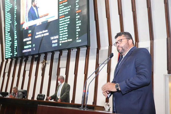 o novo vice-líder do União Brasil na Assembleia Legislativa da Bahia, deputado Marcinho Oliveira
