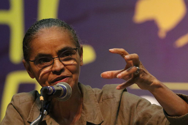 A ministra do Meio Ambiente, Marina Silva A ministra do Meio Ambiente, Marina Silva