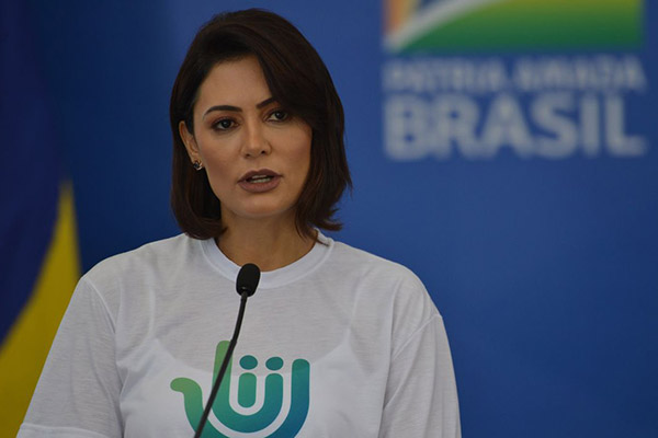 A ex-primeira-dama Michelle Bolsonaro