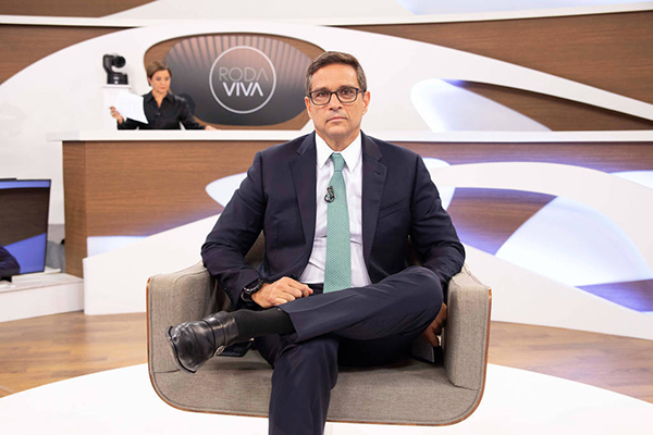 Presidente do Banco Central, Roberto Campos Neto, participa do programa Roda Viva, da TV Cultura