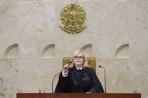 A presidente do STF (Supremo Tribunal Federal), Rosa Weber A presidente do STF (Supremo Tribunal Federal), Rosa Weber