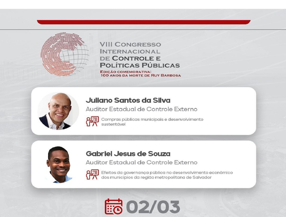 Ao todo, foram selecionados pelo comitê científico do congresso, 24 trabalhos apresentados por auditores e estudiosos que atuam no meio acadêmico, em todo o país Ao todo, foram selecionados pelo comitê científico do congresso, 24 trabalhos apresentados por auditores e estudiosos que atuam no meio acadêmico, em todo o país
