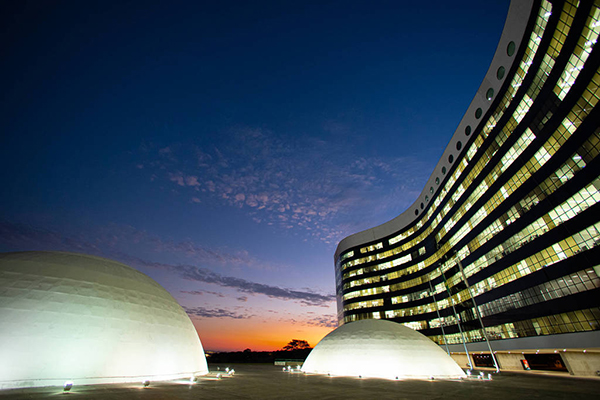 O prédio do TSE (Tribunal Superior Eleitoral), em Brasília