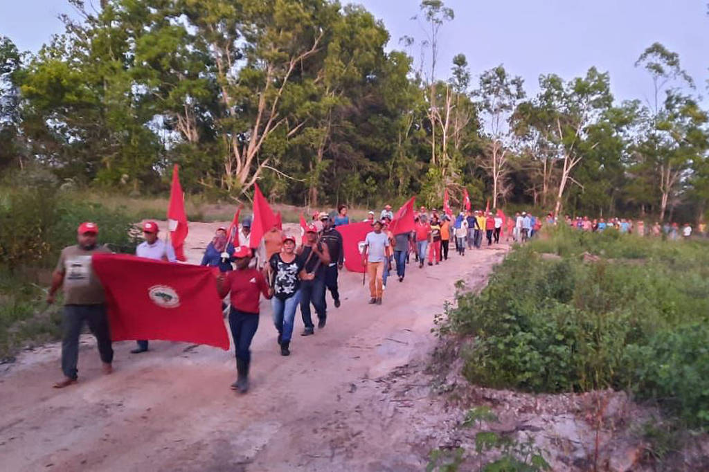 Fazenda invadida pelo MST no sul da Bahia