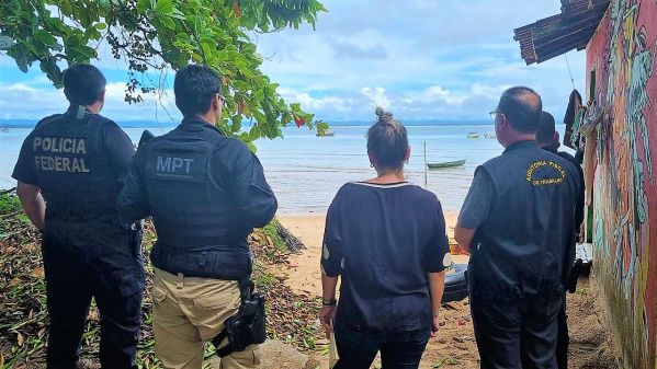 A força-tarefa resgatou os trabalhadores em uma obra na praia de Barra Grande, município de Maraú A força-tarefa resgatou os trabalhadores em uma obra na praia de Barra Grande, município de Maraú