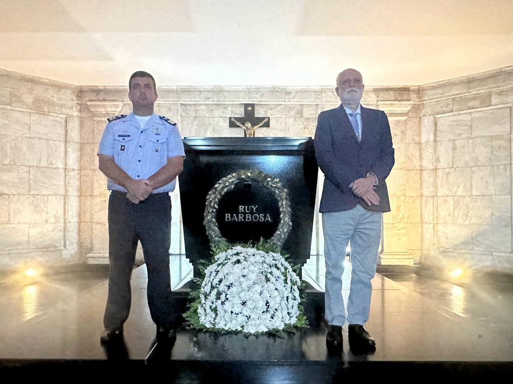 A ida faz parte da comemoração do centenário do Jurista Ruy Barbosa, celebrado no dia 1º de março de 2023