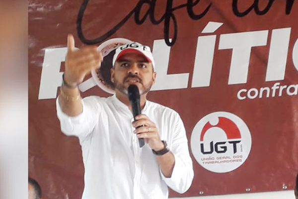 O presidente da UGT-BA, Marcelo Carvalho O presidente da UGT-BA, Marcelo Carvalho