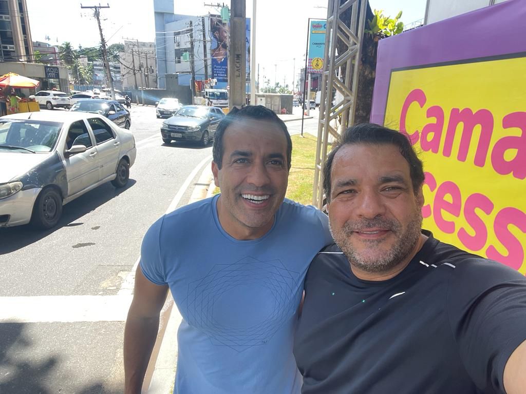Prefeito de Salvador, Bruno Reis (União Brasil) e o líder da Oposição na Assembleia Legislativa da Bahia, Alan Sanches (União Brasil) Prefeito de Salvador, Bruno Reis (União Brasil) e o líder da Oposição na Assembleia Legislativa da Bahia, Alan Sanches (União Brasil)