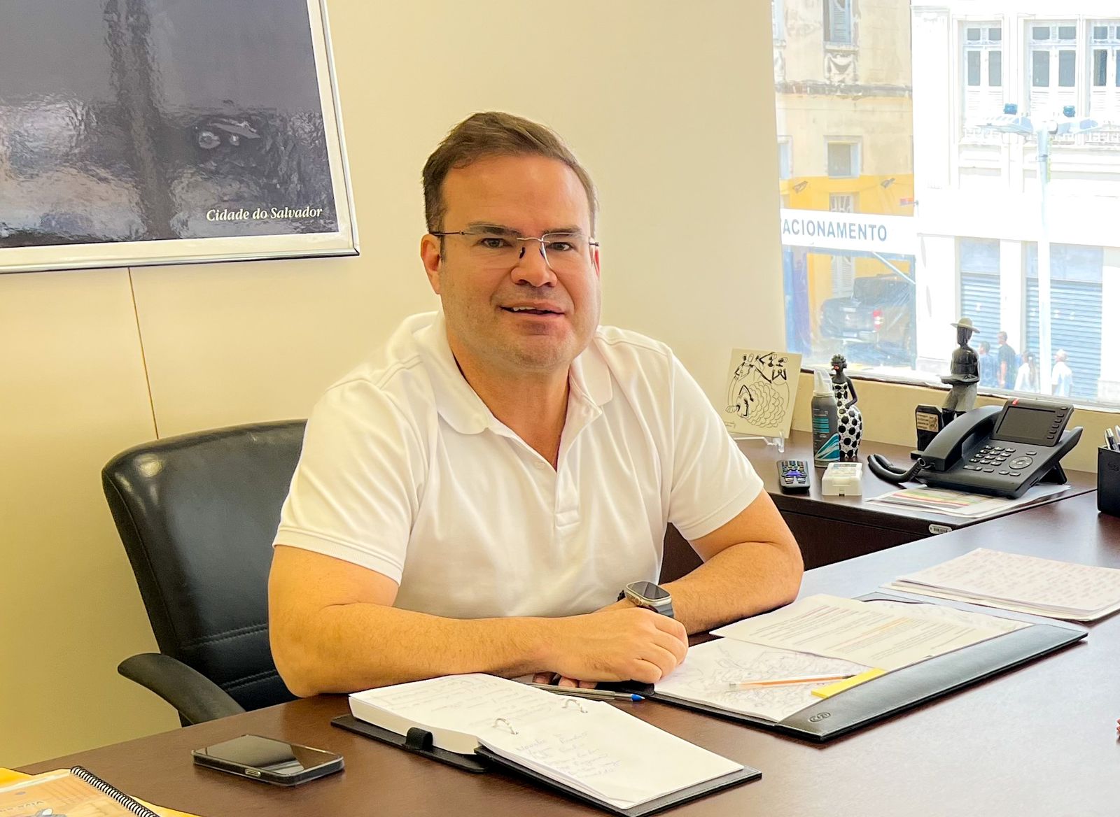 Secretário de Governo da Prefeitura de Salvador, Cacá Leão (PP)