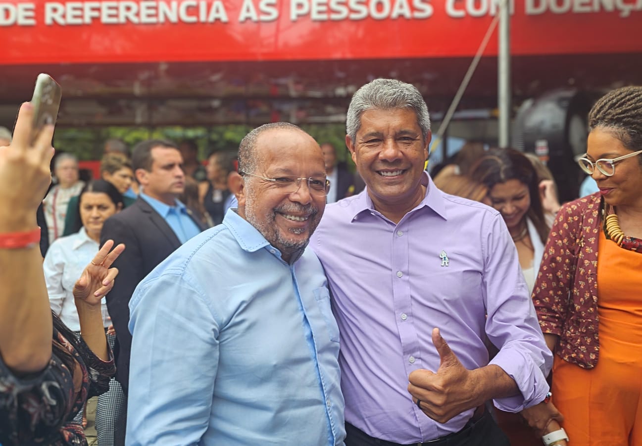Vereador Suíca e o governador Jerônimo Rodrigues