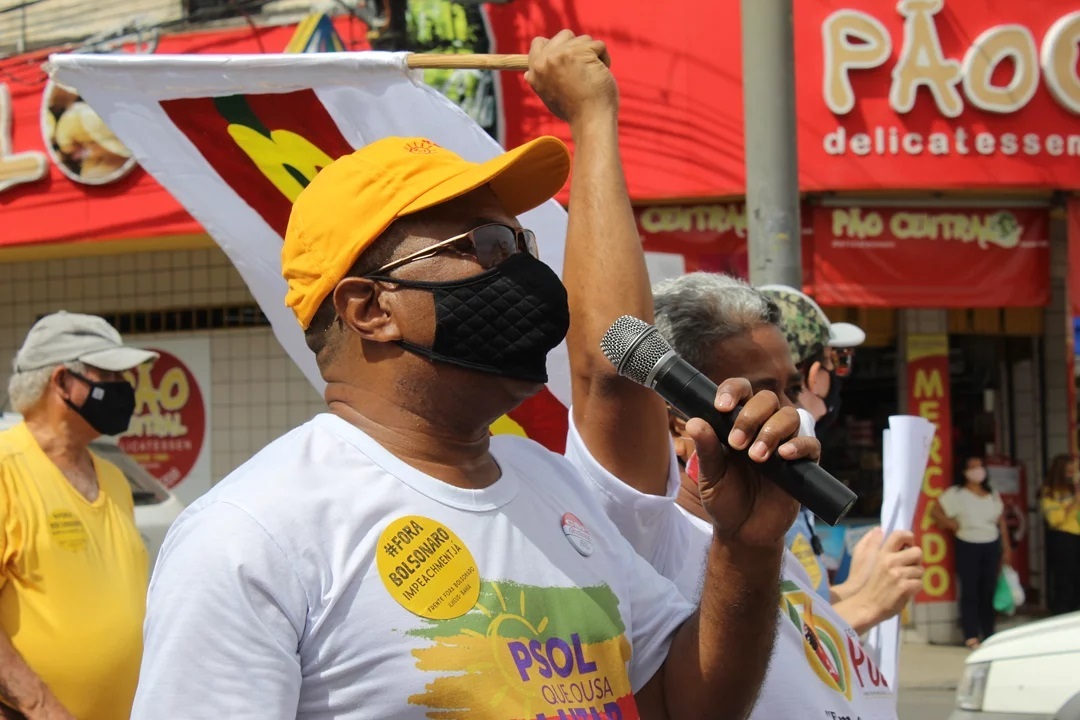 Presidente do diretório municipal do PSOL Ilhéus, Jorge Luiz