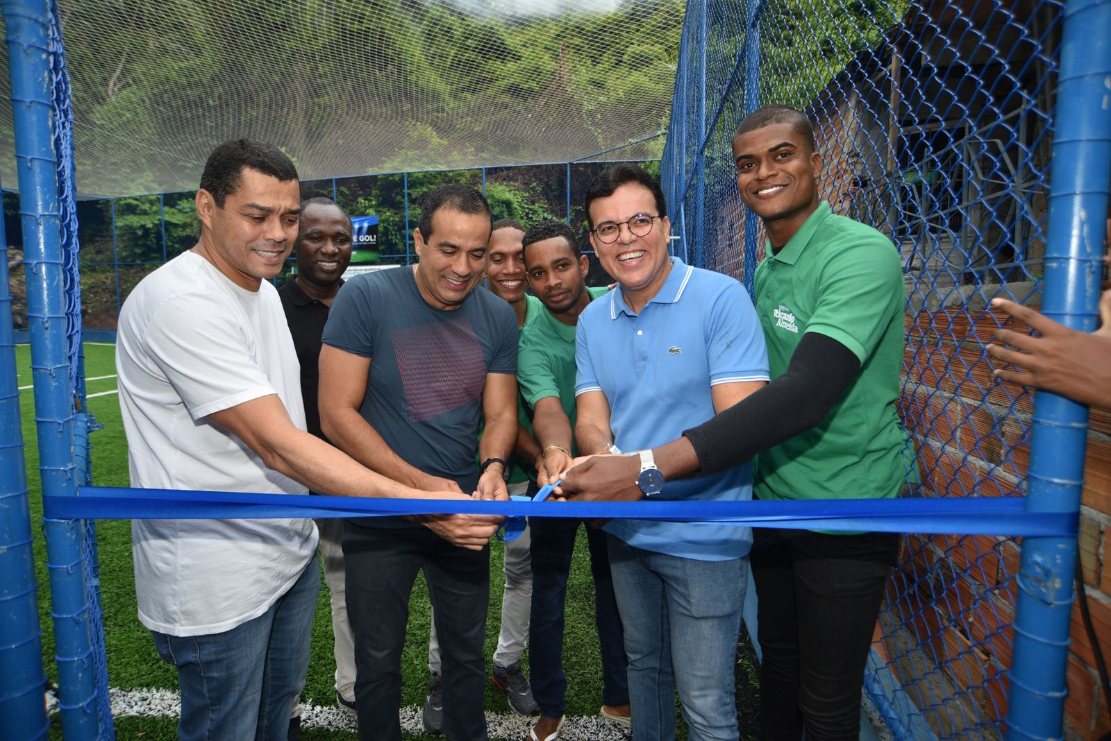 Vereador Ricardo Almeida também participou da inauguração Vereador Ricardo Almeida também participou da inauguração