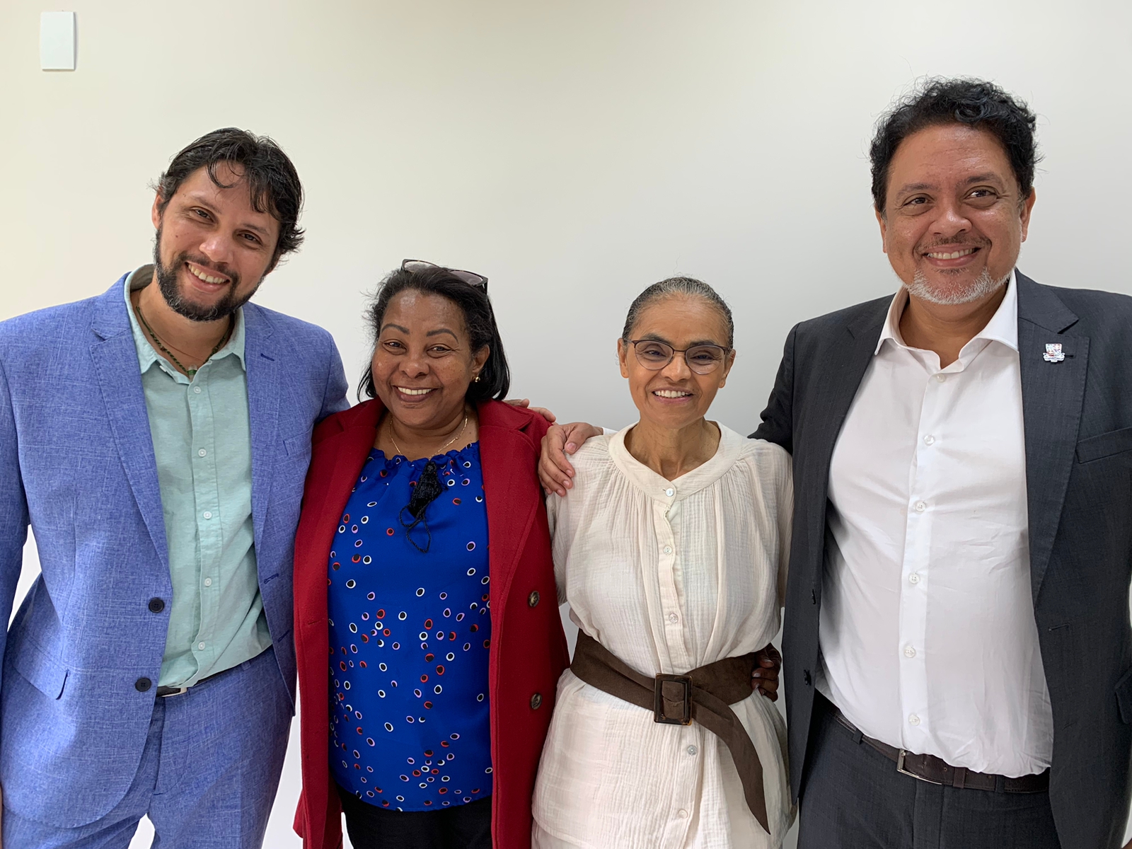 Babuca Grimaldi, Iaraci Dias, Marina Silva e Julio Rocha 