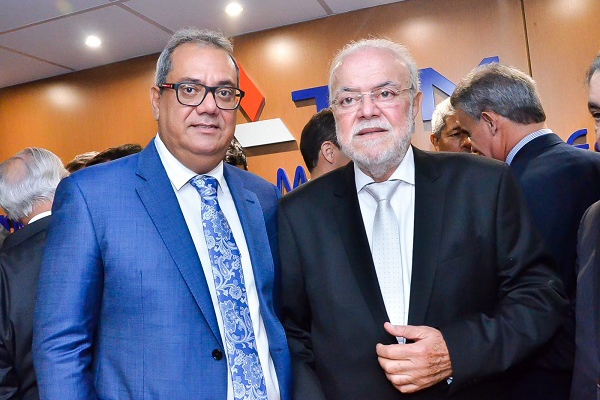 O presidente da Câmara Municipal de Salvador, Carlos Muniz, e o presidente do TCM, Francisco Netto O presidente da Câmara Municipal de Salvador, Carlos Muniz, e o presidente do TCM, Francisco Netto