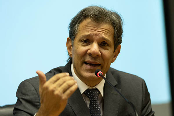 O ministro da Fazenda, Fernando Haddad (PT) O ministro da Fazenda, Fernando Haddad (PT)