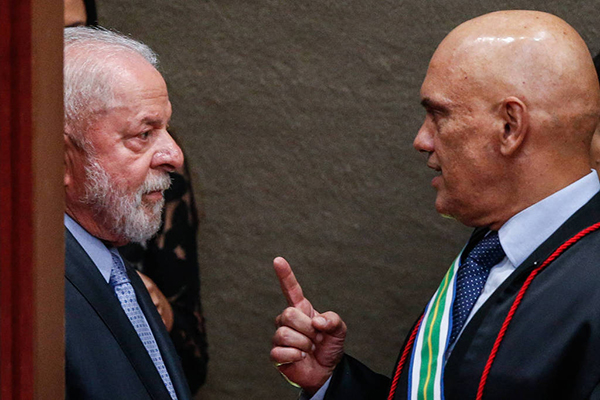 Lula e Alexandre de Moraes