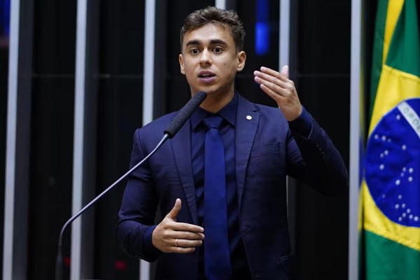 O deputado federal Nikolas Ferreira (PL-MG)