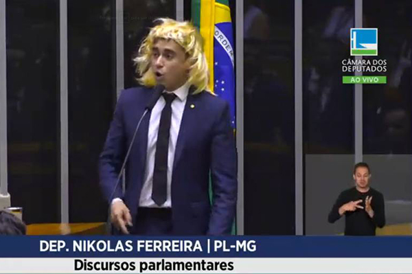O deputado federal Nikolas Ferreira (PL-MG)