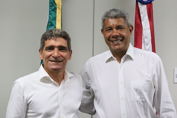 O deputado federal Raimundo Costa (Podemos) e o governador Jerônimo Rodrigues O deputado federal Raimundo Costa (Podemos) e o governador Jerônimo Rodrigues