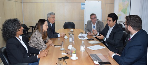 Na reunião, foi abordada a inclusão da matriz climática no licenciamento ambiental quanto a atividades e empreendimentos de grande porte