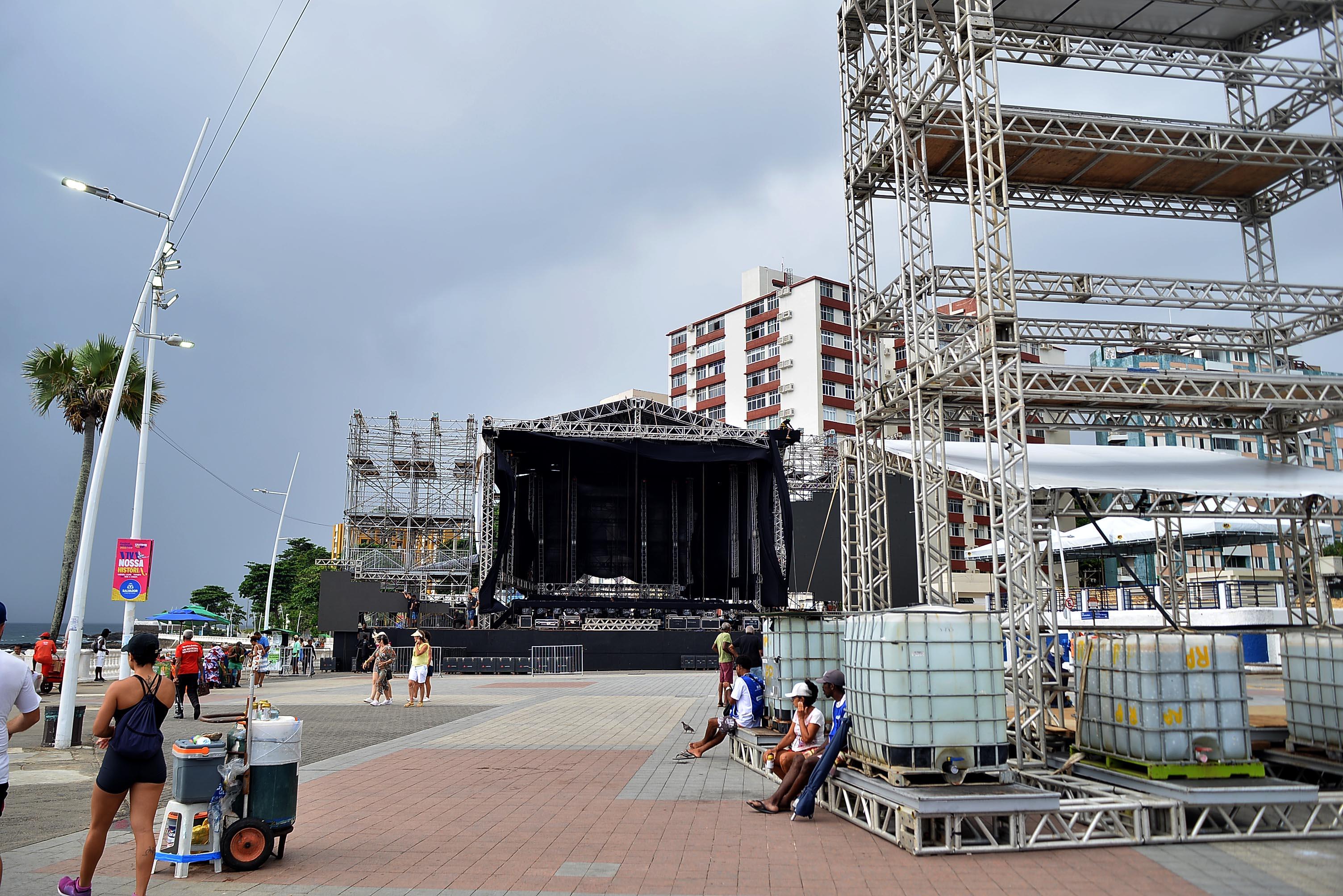 Imagem de Farol da Barra será palco de grande show de encerramento do aniversário de Salvador Imagem de Farol da Barra será palco de grande show de encerramento do aniversário de Salvador