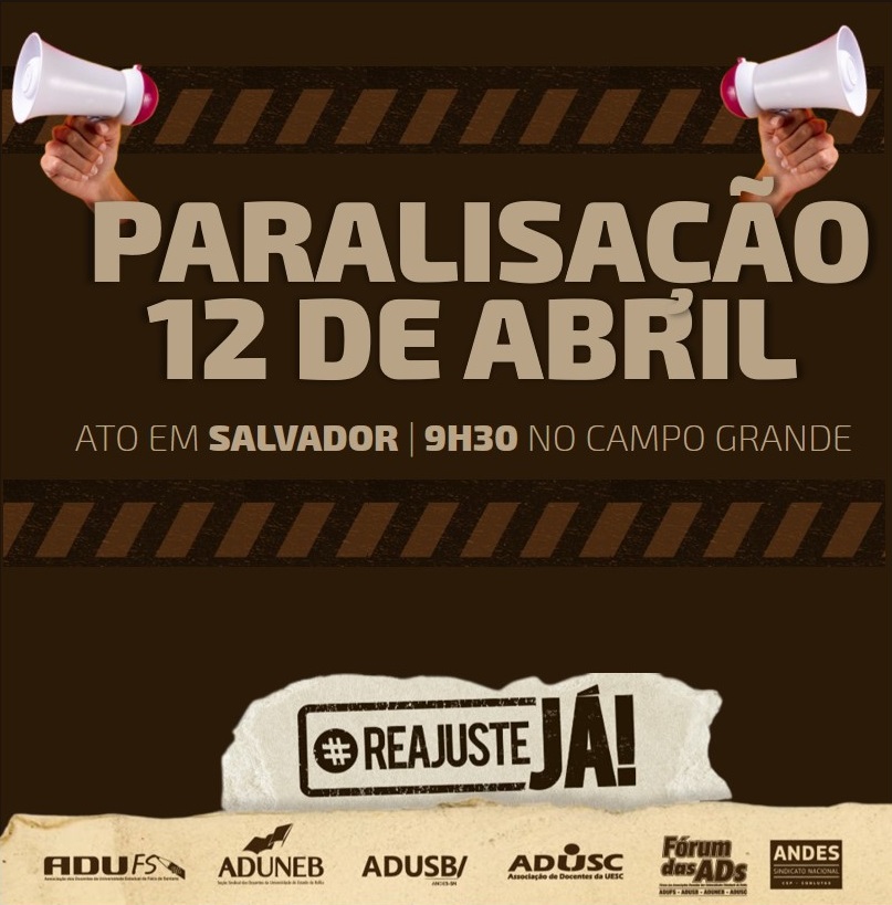Professores de universidades estaduais fazem paralisação de 24h nesta quarta (12) Professores de universidades estaduais fazem paralisação de 24h nesta quarta (12)